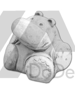 figurka hipopotam, figurki ogrodowe z betonu w sklepie Dodeko.pl